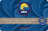 Tessera USIC - Unione Sindacale Italiana Carabinieri