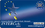 La tessera del circuito INTERCRAL DPA Comparto Ministeri, Ag. Fiscali e Monopoli. Cral delle Dogane