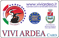 Tessera Vivi Ardea Card riservata ai residenti del Comune di Ardea