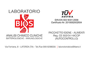 LABORATORIO ANALISI BIOS