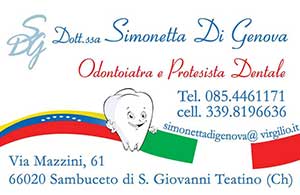 DI GENOVA DOTT.SSA SIMONETTA ODONTOIATRIA E PROTESI DENTARIA